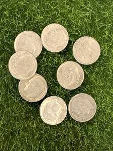 Lot of 8 Silver Dimes