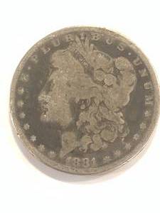1881 Morgan Silver Dollar