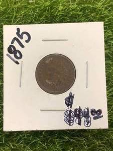 1875 Indian Head Penny