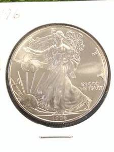 1996 1oz .999 Silver Eagle