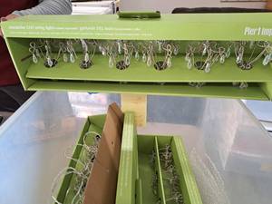 lot 409 image: Lot of (4) Chandelier LED String Lights