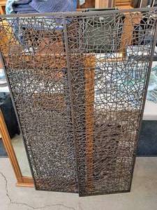 lot 376 image: Lot of (2) WoodMetal Room Dividers