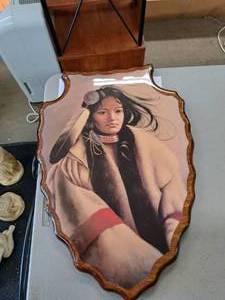 lot 380 image: Native American Wall Art , Unframed