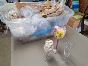 lot 515 image: Lot of (1 Bin) Wine Glasses