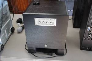 lot 795 image: Yamaha YST-SW215 Subwoofer System with Remote Control