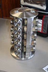 lot 820 image: Spice Rack with Spices