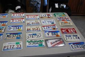 lot 836 image: Lot of (30) Motorcycle License Plates