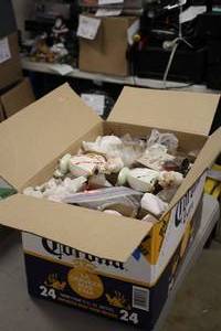 lot 566 image: Lot of (1 Box) Misc. Christmas Ornaments