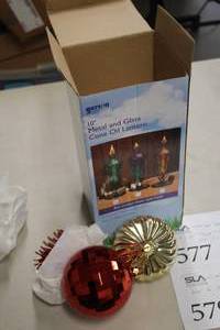 lot 579 image: Christmas Ornaments (in original packaging)