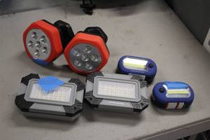 lot 753 image: Lot of (6) Shop Worklights