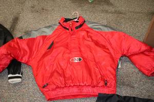 lot 930 image: Nebraska Cornhuskers Starter Jacket Size X-Large