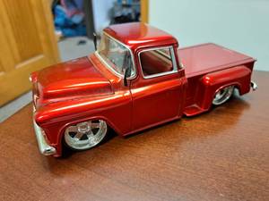 lot 273 image: 1955 Chevrolet Step-Side Pickup Truck 124-Scale Diecast Adult Collectible