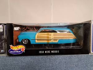 lot 246 image: 1950 Merc Woodie Wagon 118-Scale Diecast Adult Collectible  by  Hot Wheels
