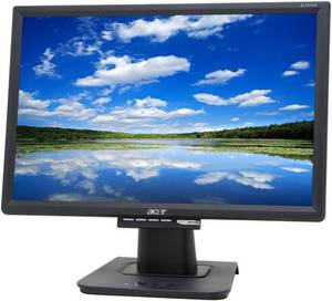 lot 40 image: NEW In Open Box Acer&nbspAcer AL1916W 19 Widescreen LCD Monitor, Black