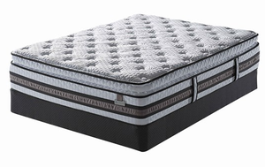 lot 12 image: Brand New Serta iSeries Merit Super Pillow Top King Mattress