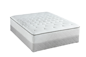 lot 13 image: Brand New Classic Sealy Posturepedic 12 Cushion Firm King Mattresses