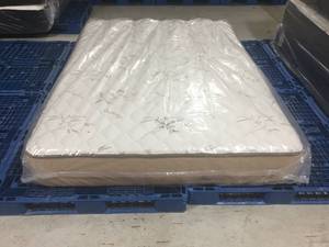 lot 1 image: Brand New Mattress Firm Direct Gel-A-Pedic Premium Collection Plush Firm Queen Mattress