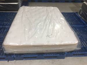 lot 2 image: Brand New 12 Queen Pillowtop Mattress