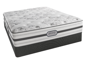 lot 7 image: Brand New Simmons Beautyrest Platinum Luxury Firm King Mattress