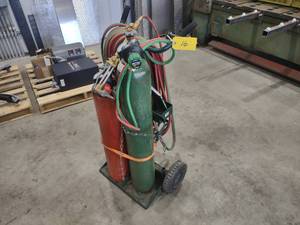 lot 16 image: Victor OxyAcetylene Torch with Fla...
