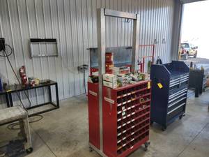 lot 53 image: (2) Bolt Bins and Assorted Hardware...