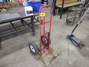 lot 135 image: Pneumatic 2-Wheel Hand Truck...