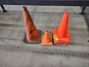 lot 144 image: (9) Safety Cones...