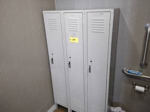 lot 149 image: (3) Lockers, 36x12x66...