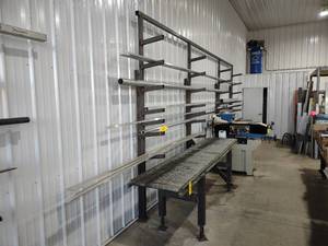 lot 29 image: Stock Rack with Contents of Aluminum