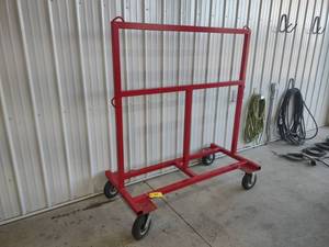 lot 44 image: Pneumatic Cart, 64x32x72, 9 Wheels...