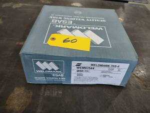 lot 60 image: Weldmark 70S-6 .035 Weld Wire, 44 l...