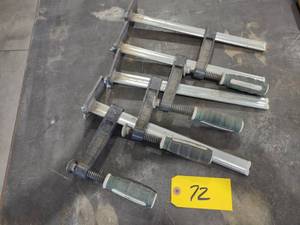 lot 72 image: (4) 12 Welding Clamps...