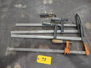 lot 73 image: (4) 24 Bar Clamps...