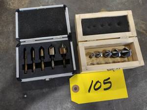 lot 105 image: (2) Countersink Sets...