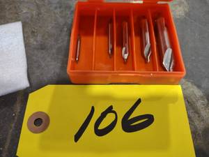 lot 106 image: 5 pc. Centering Drills...