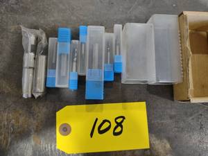 lot 108 image: End Mills & Edge Finders...