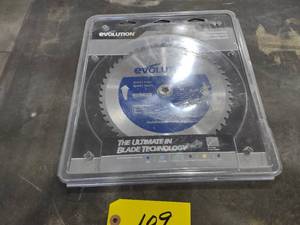 lot 109 image: Evolution 10 Steel Cutting Blade...