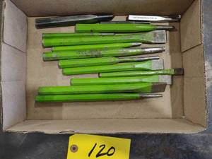 lot 120 image: Punches & Chisels...