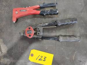 lot 123 image: (2) Rivet Guns...