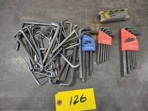 lot 126 image: Assorted Allen Wrenches...