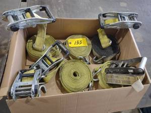 lot 133 image: (5) 2 Ratchet Straps...