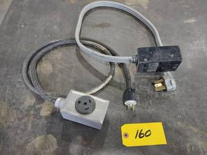 lot 160 image: (2) 220 Volt Adapter Cords...