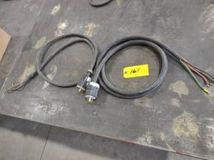 lot 161 image: (2) Three Phase Cords...