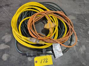 lot 172 image: (3) Extension Cords...