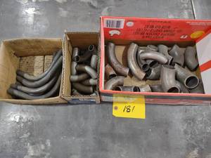 lot 181 image: Black Pipe Elbows...