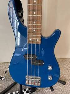 lot 206 image: Rogue Bass Guitar and Stand