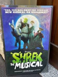 lot 226 image: Shrek The Musical Broadway Theater Framed Print