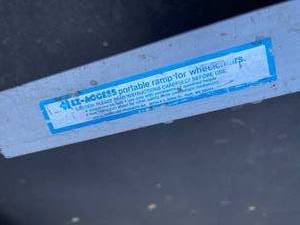 lot 229 image: EZ-ACESS Folding Wheel Chair Ramp