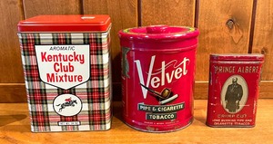 lot 106 image: Five Vintage Tobacco Tins
