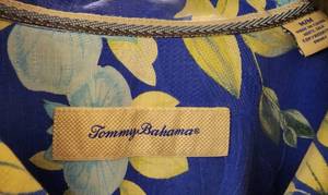 lot 307 image: Trio of Mens Tommy Bahamas Floral Shirts